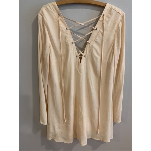 Tobi Dresses & Skirts - TOBI beige tunic dress size Small